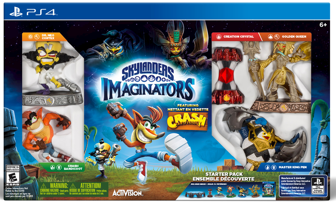 Skylanders Imaginators PS4 Crash Edition Final Box.